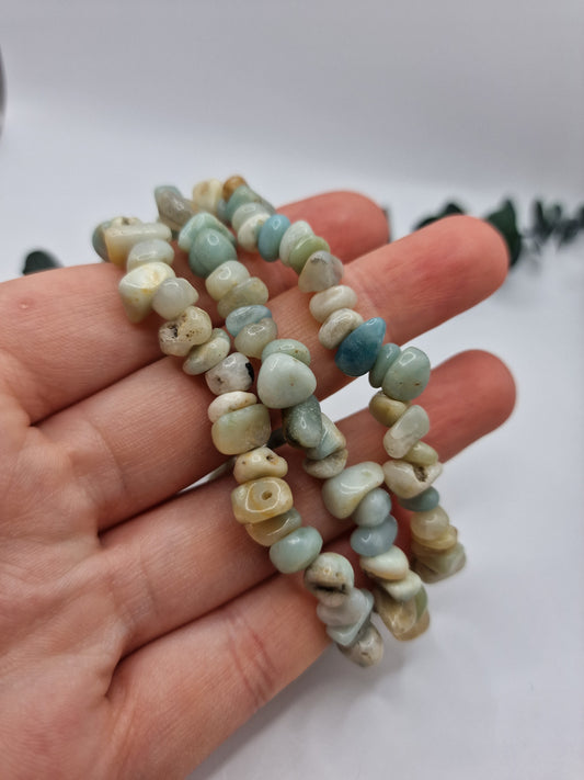 Amazonit Splitterarmband 🩵