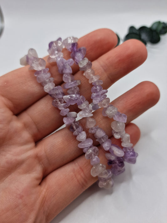 Lavendelquarz Splitterarmband