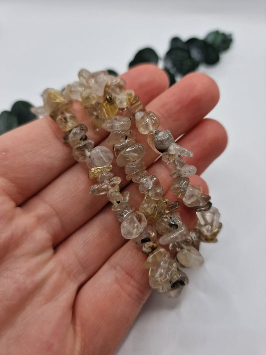 Rutilquarz Splitterarmband