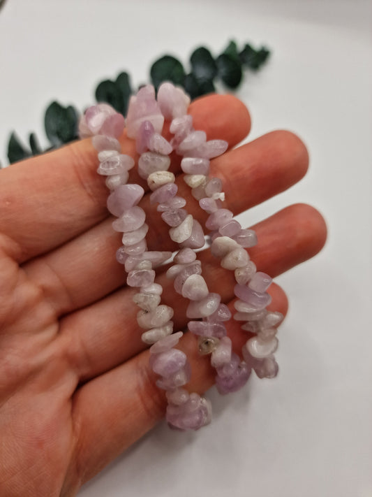 Kunzit Splitterarmband