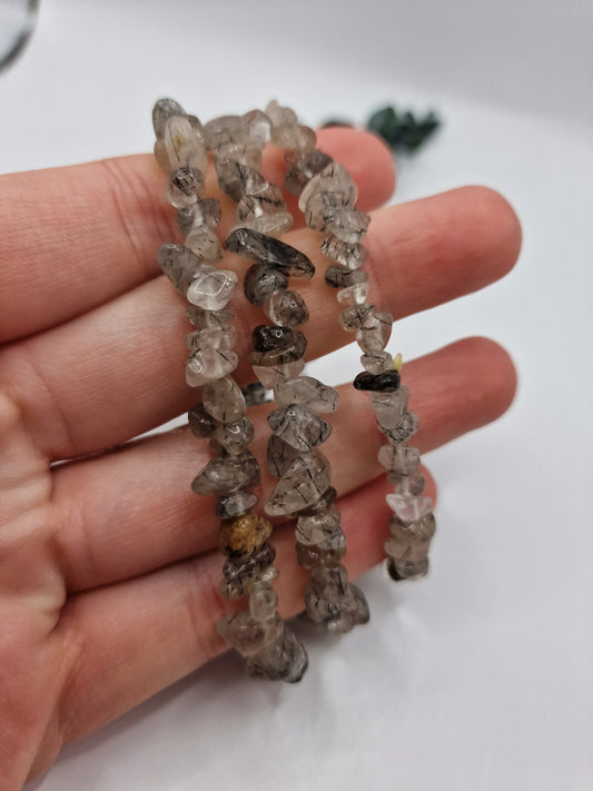 Turmalinquarz Splitterarmband