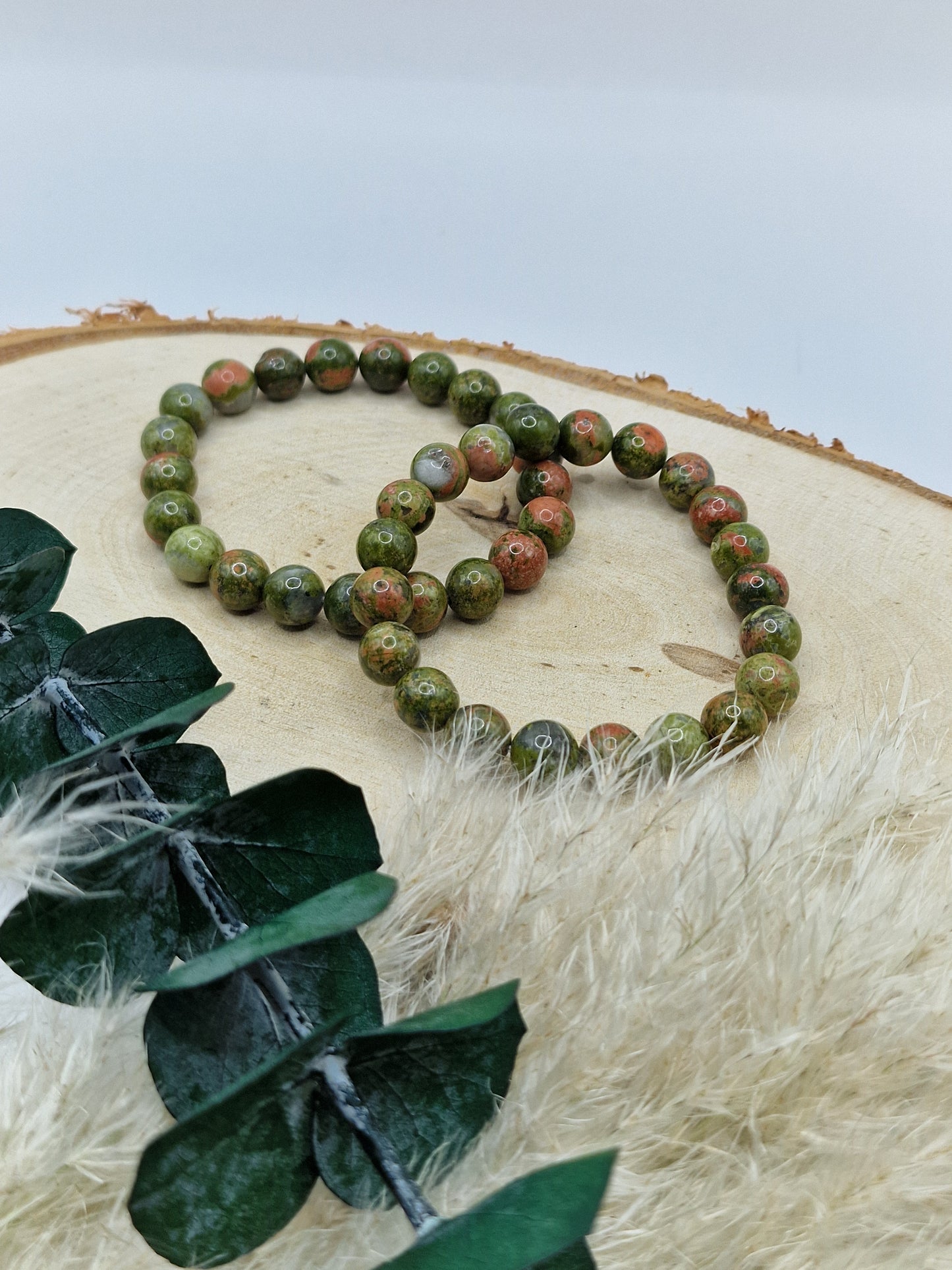 Unakit Kugelarmband 8mm 💚