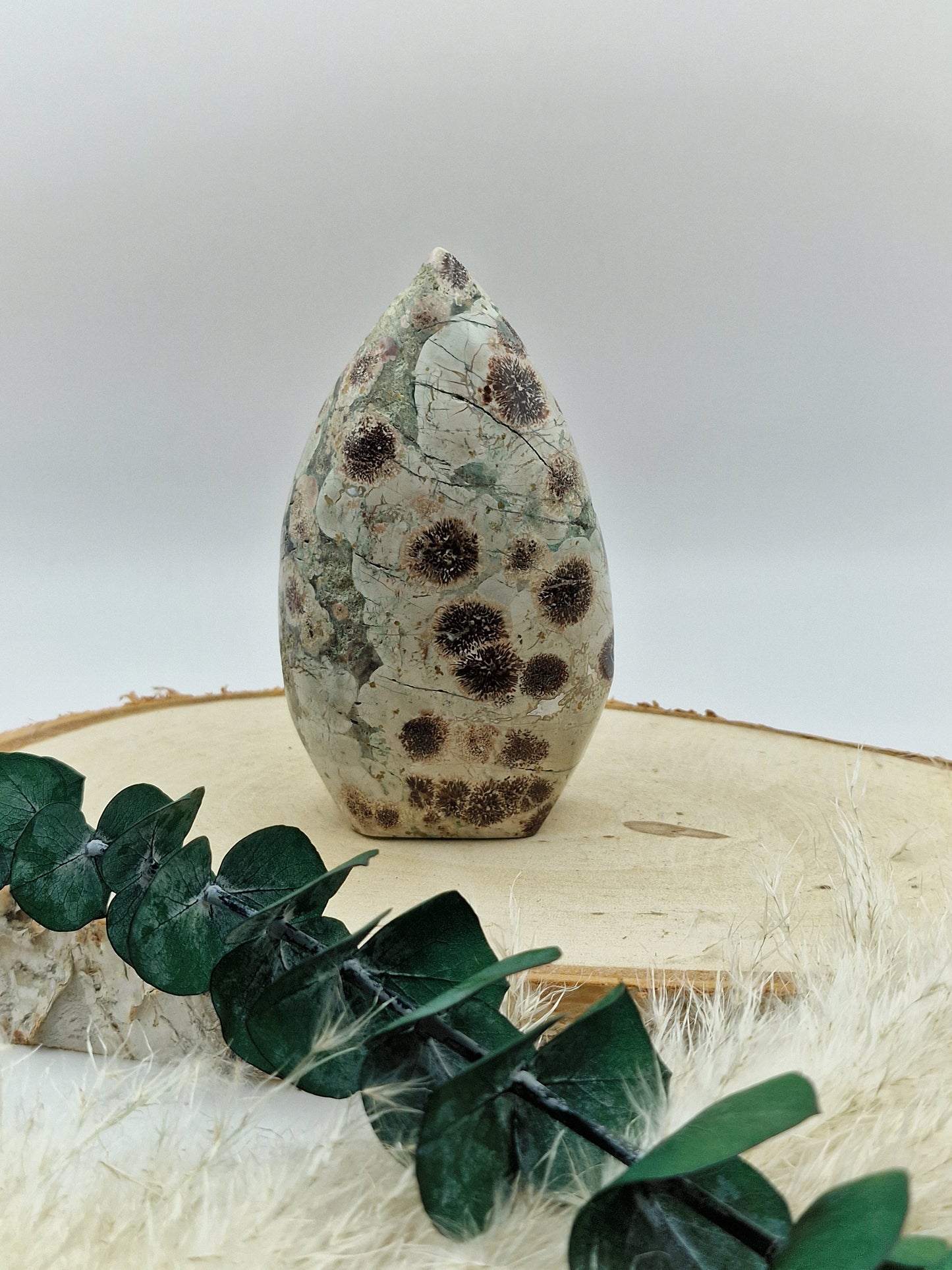 Russischer Blumenachat / Blumen Jaspis Free Form 🌺 RB30