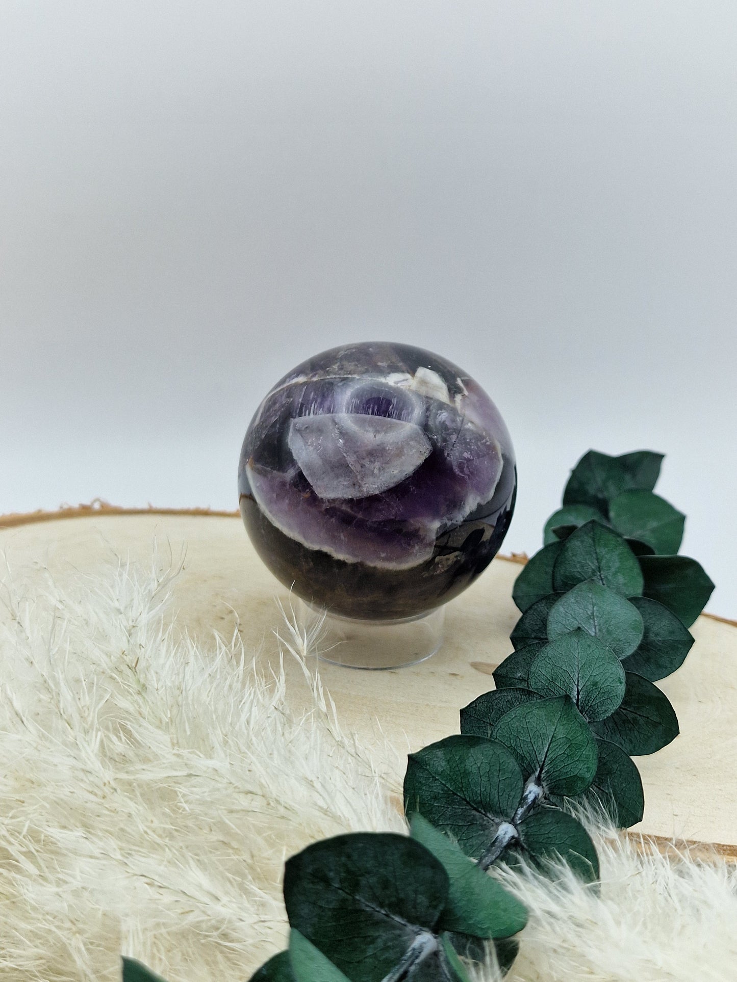Chevron Amethyst Kugel 💜 CA30