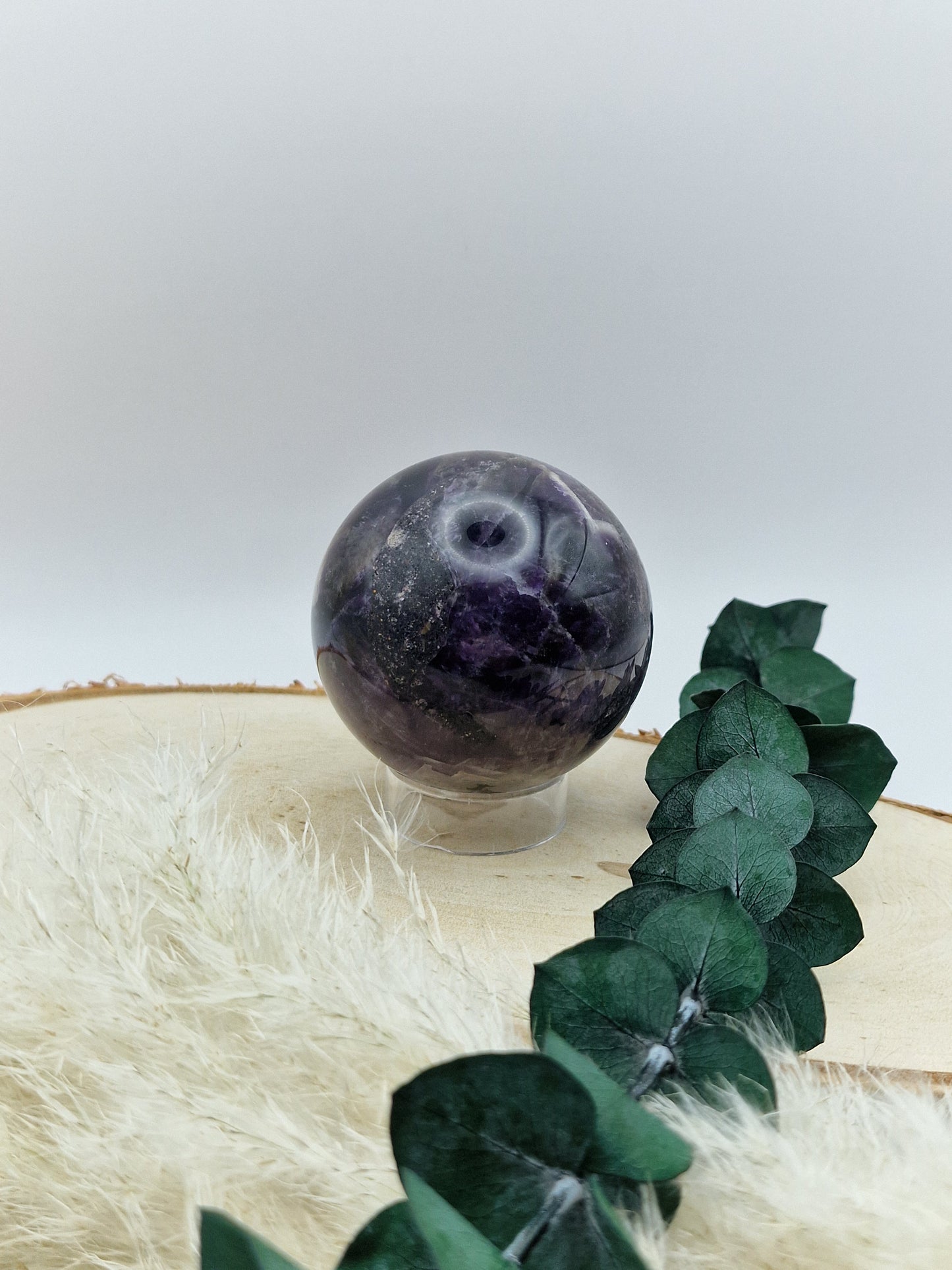 Chevron Amethyst Kugel 💜 CA30