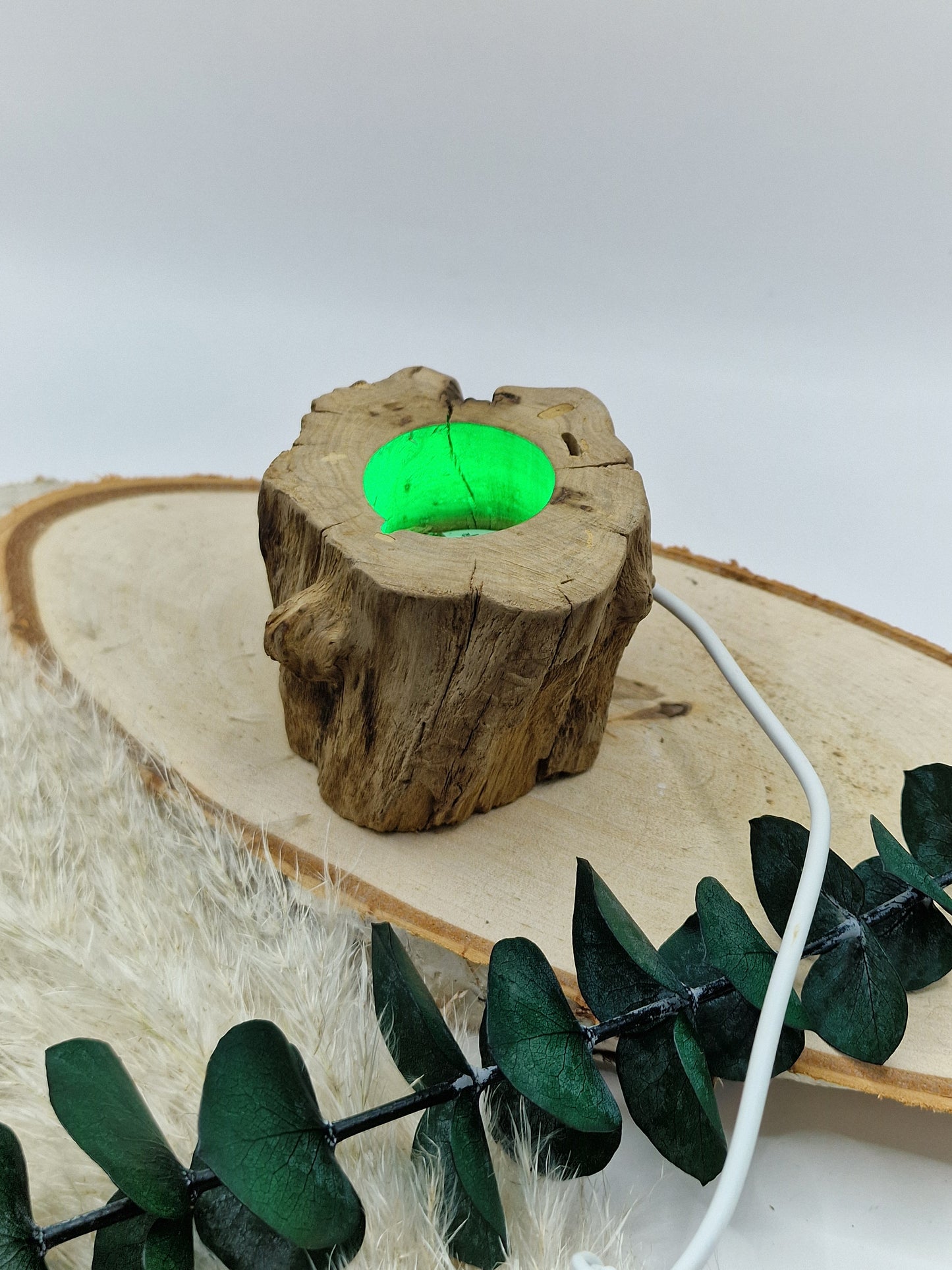 Holz LED-Kugelständer 🪵