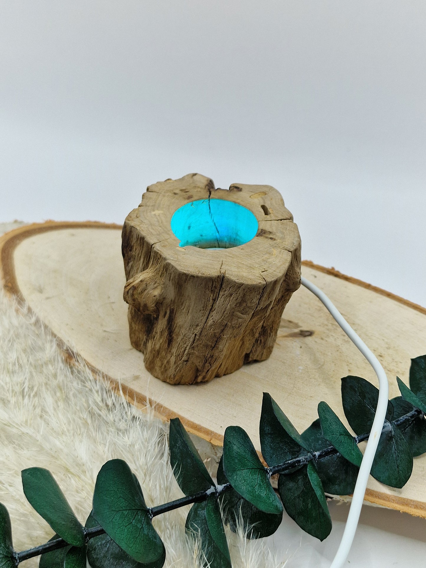 Holz LED-Kugelständer 🪵