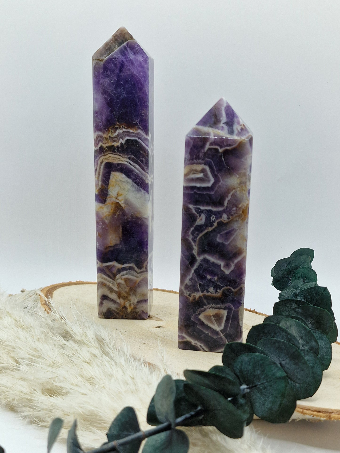 Chevron Amethyst Türme 💜
