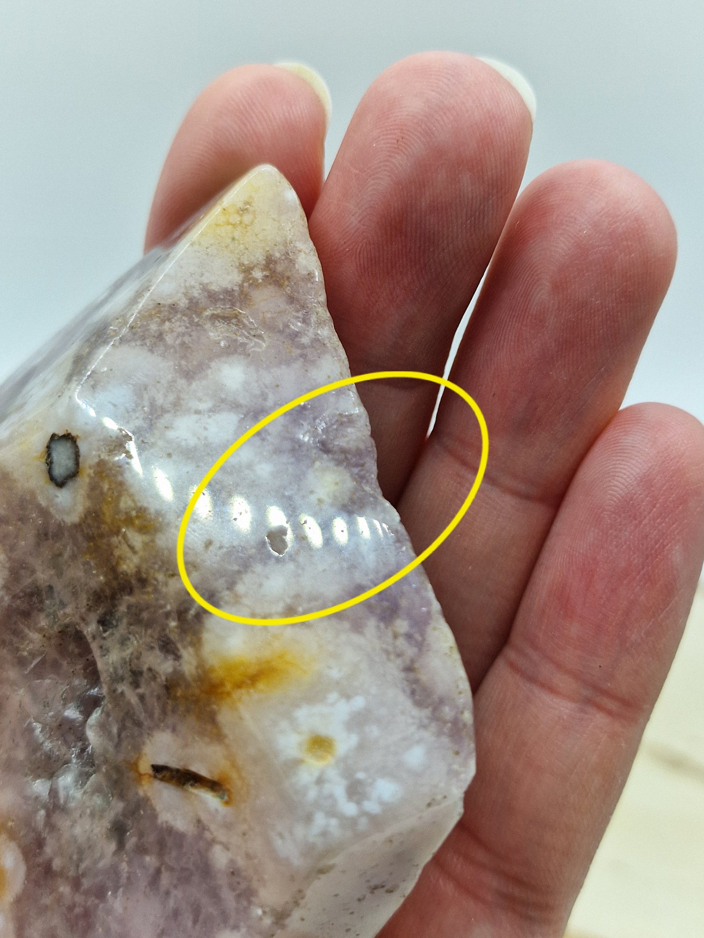 Pink Amethyst Frei Form 🌸 PA27 B-Ware