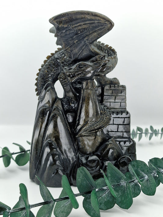 Goldobsidian Drache 🐉 OD486