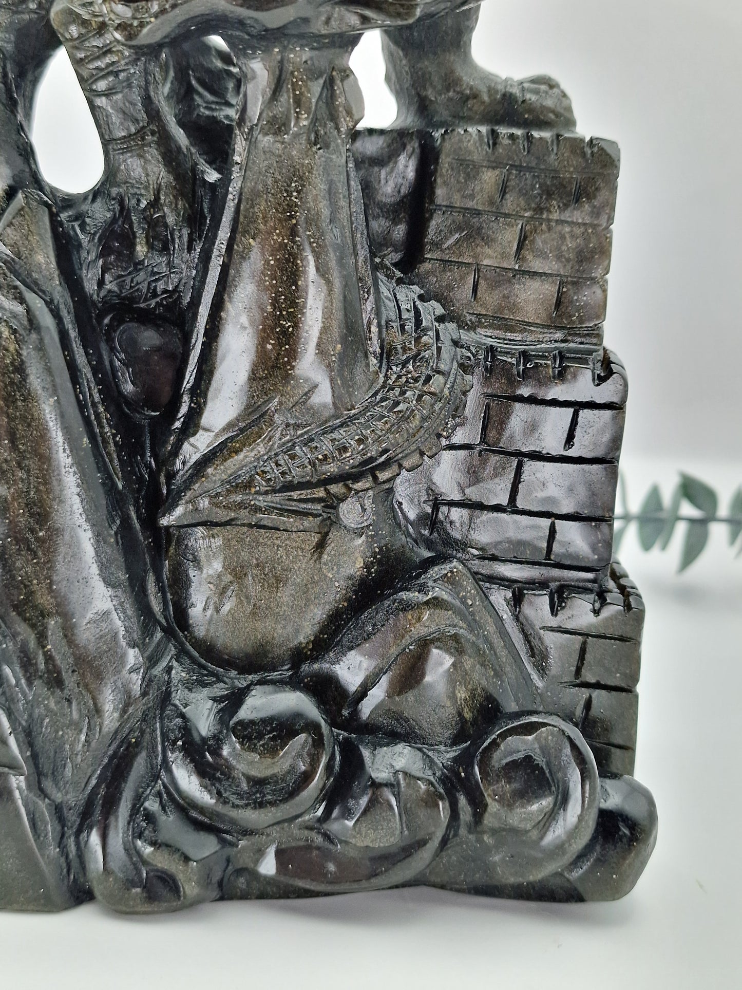 Goldobsidian Drache 🐉 OD486