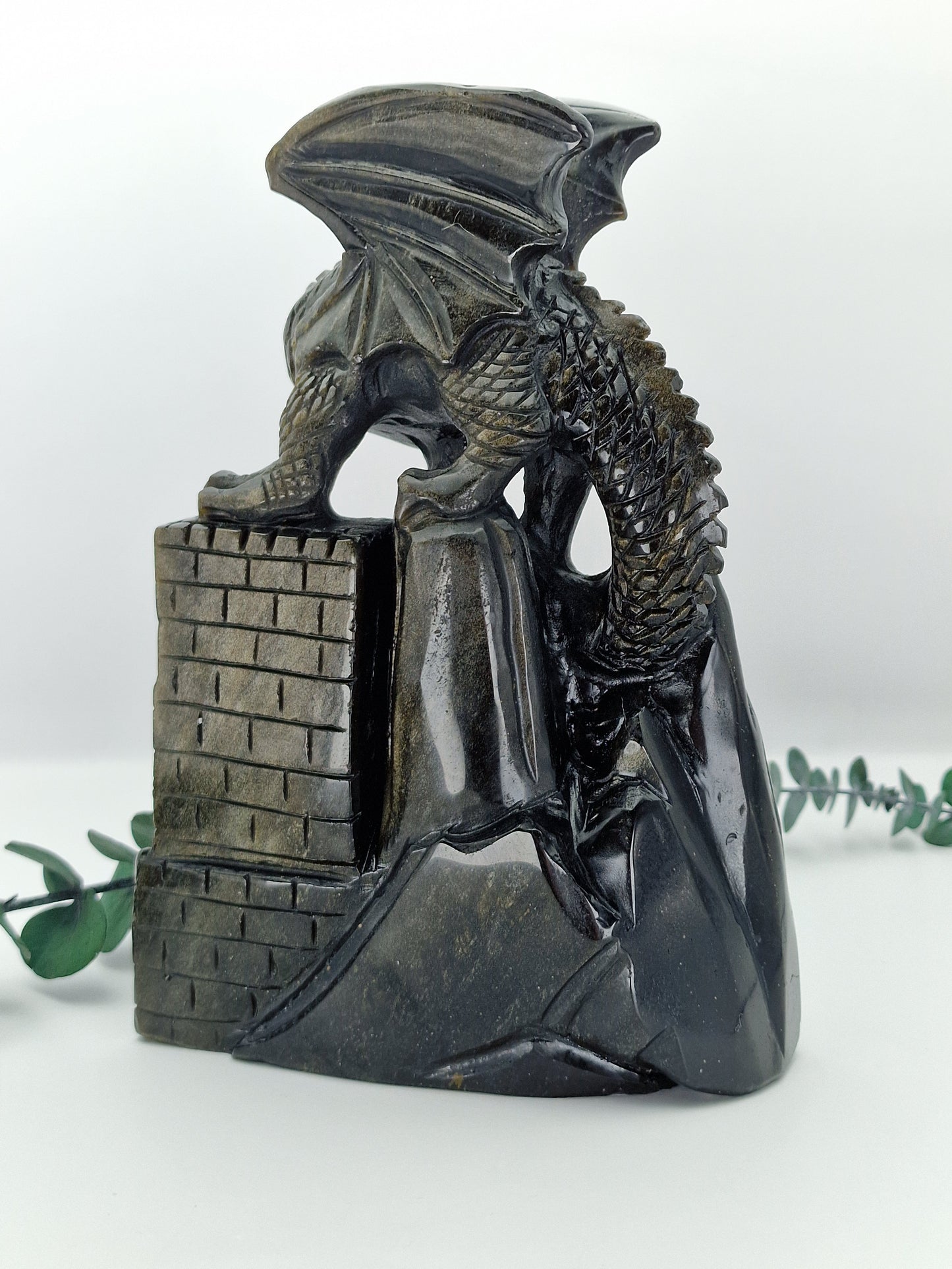 Goldobsidian Drache 🐉 OD486