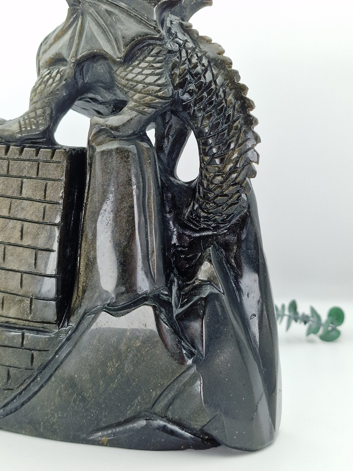 Goldobsidian Drache 🐉 OD486