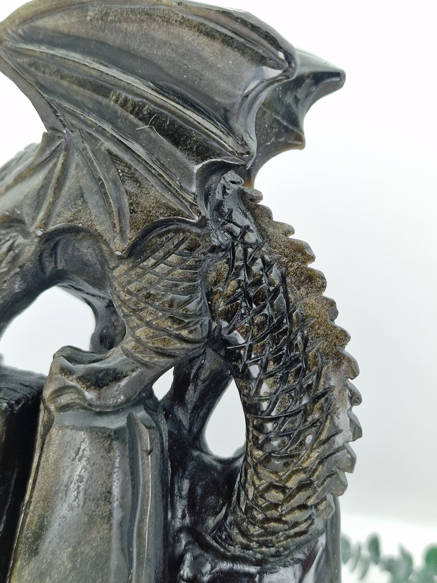 Goldobsidian Drache 🐉 OD486