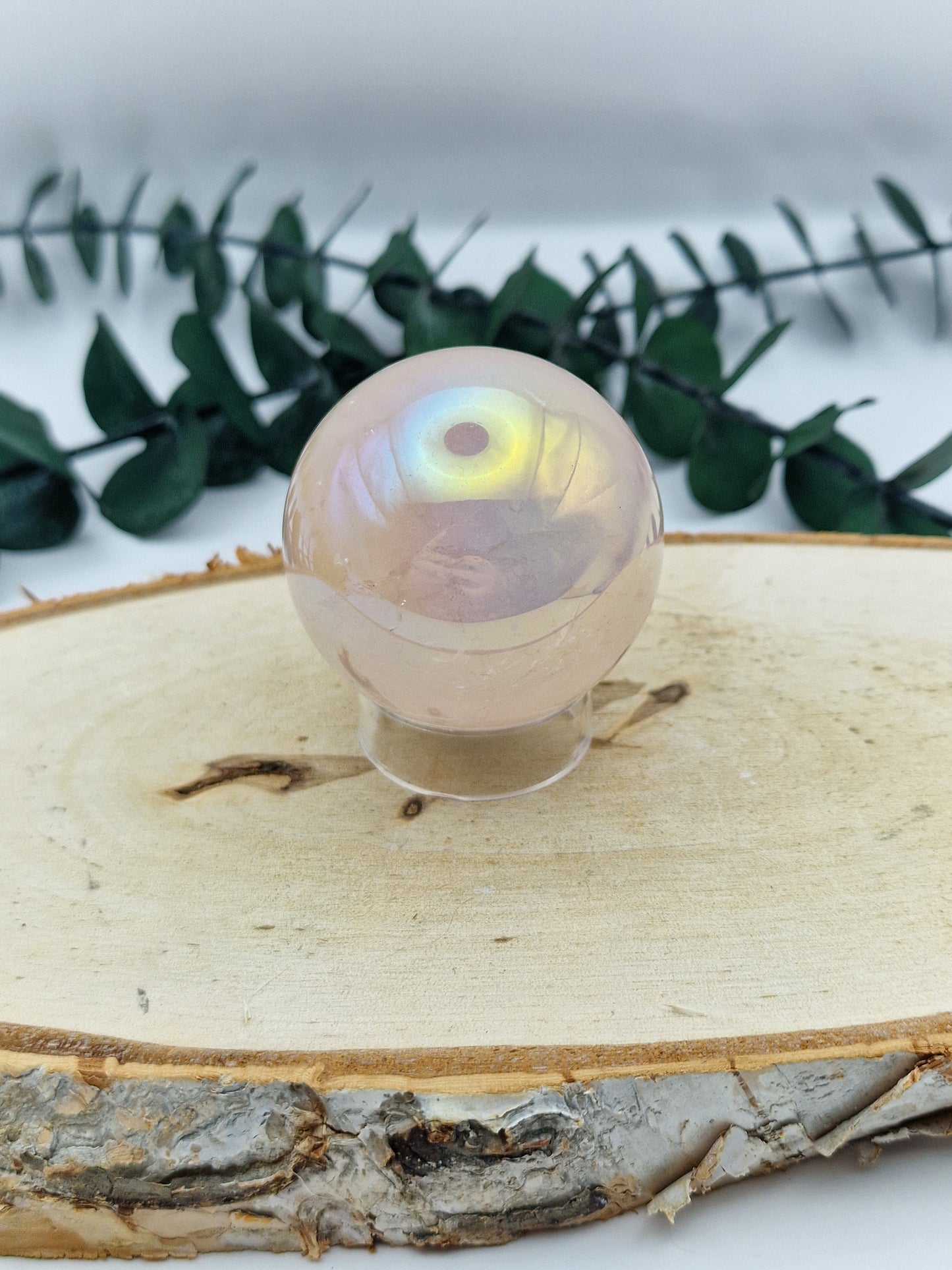Angle Aura Rosenquarz Kugel 🌹 AR30