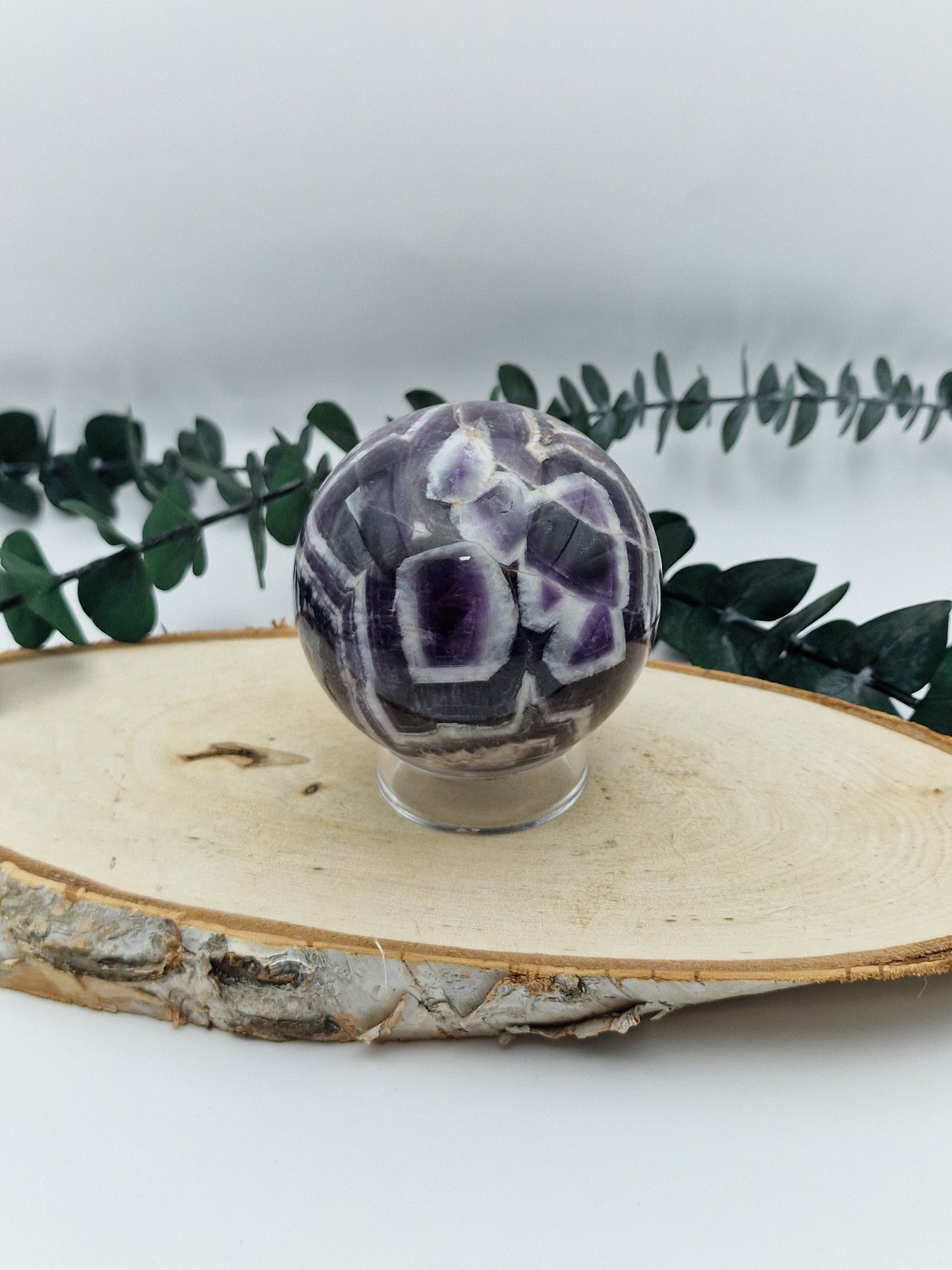 Chevron Amethyst Kugel 💜 CA60