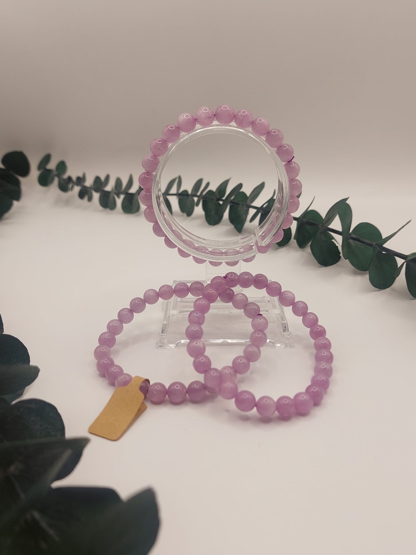 Kunzit Kugelarmband 7mm