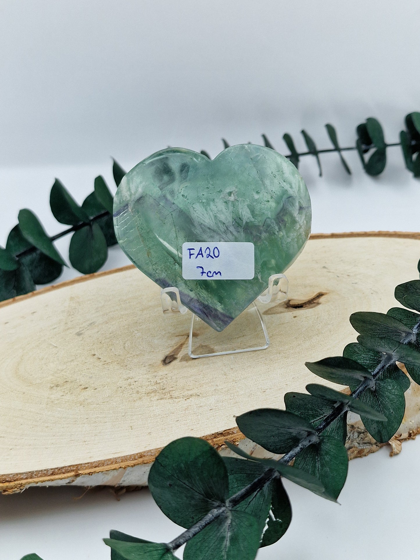 Feder Fluorit Herz 💚 FA20