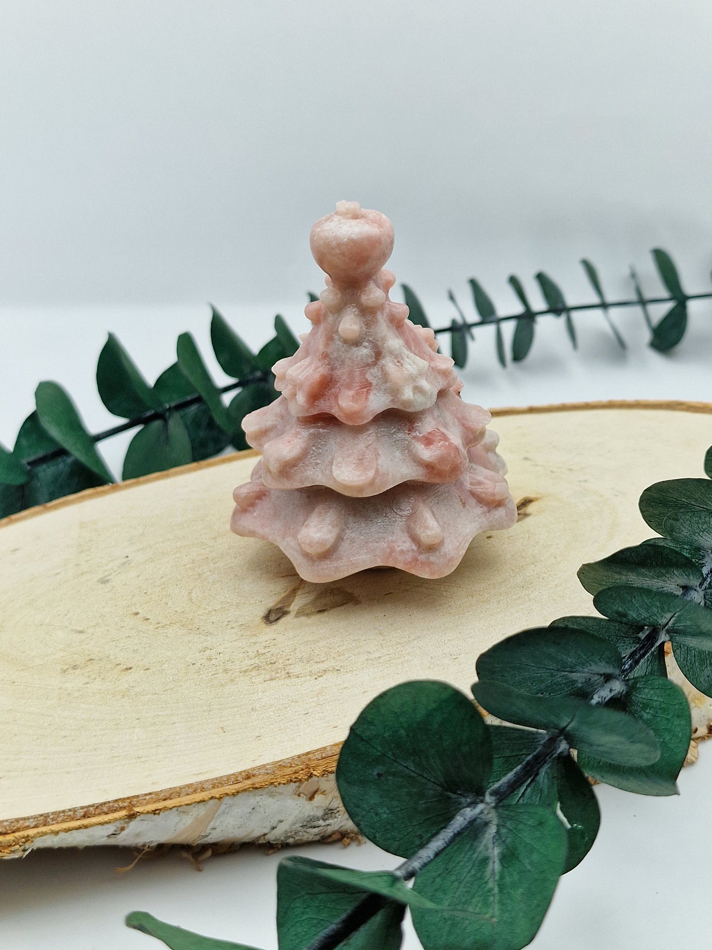 Christbaum aus Pink Opal/Andenopal