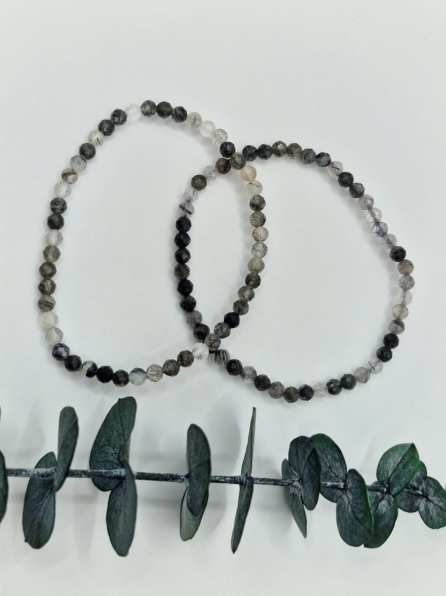 Turmalinquarz Armband Facettiert 🖤 T12