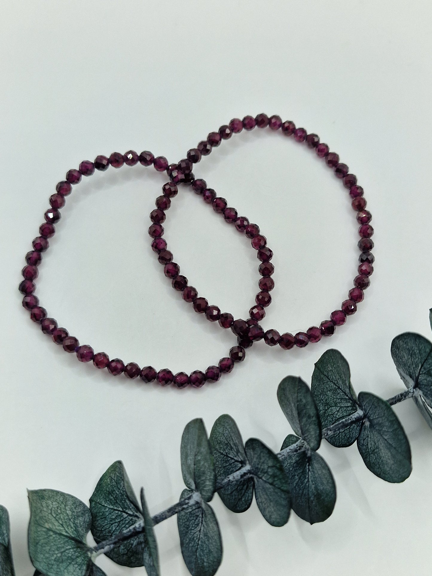 Granat Armband Facettiert 🌹 G12