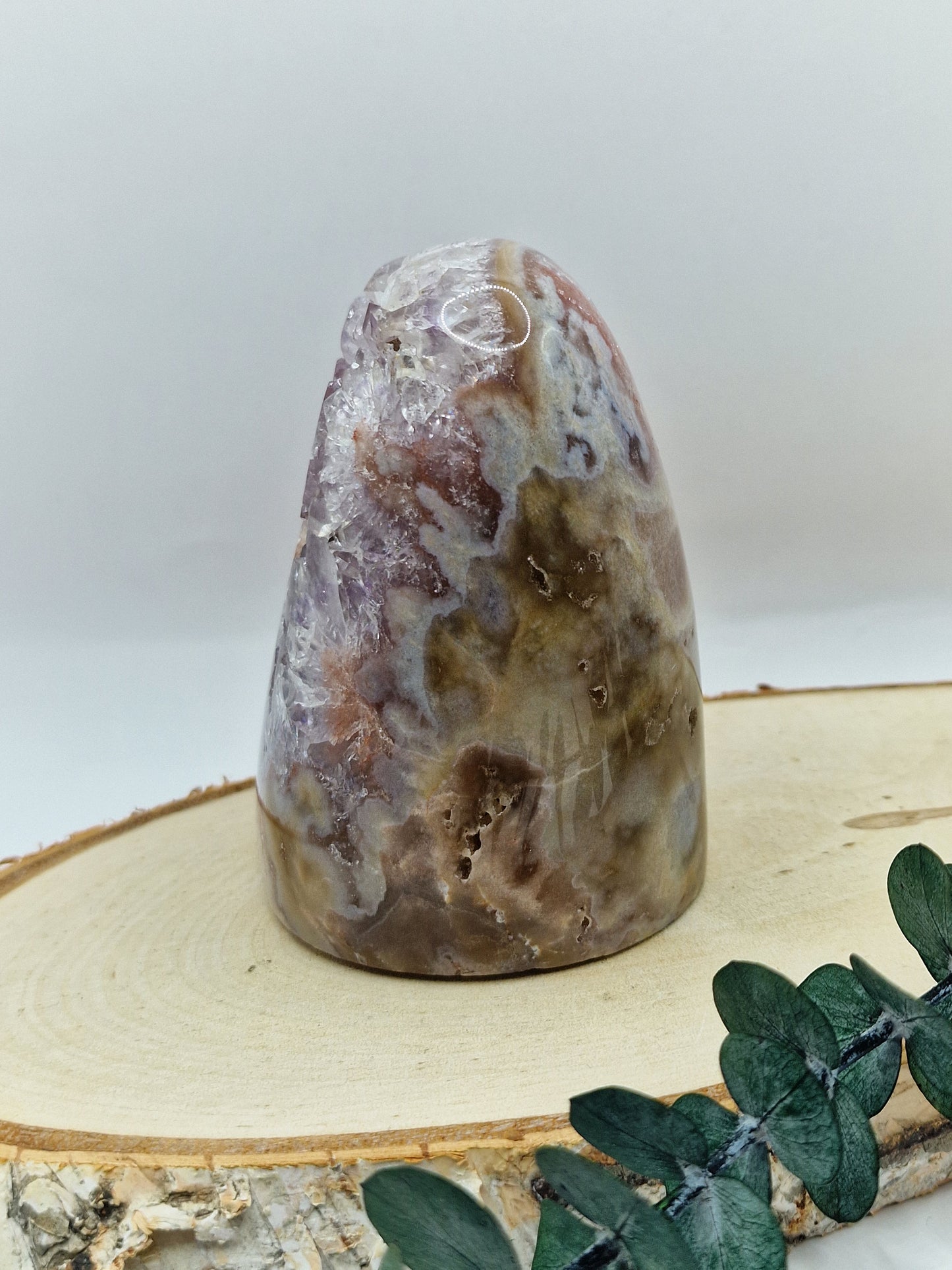 "Pink Amethyst" mit Amethyst Frei Form 🎀 PA90