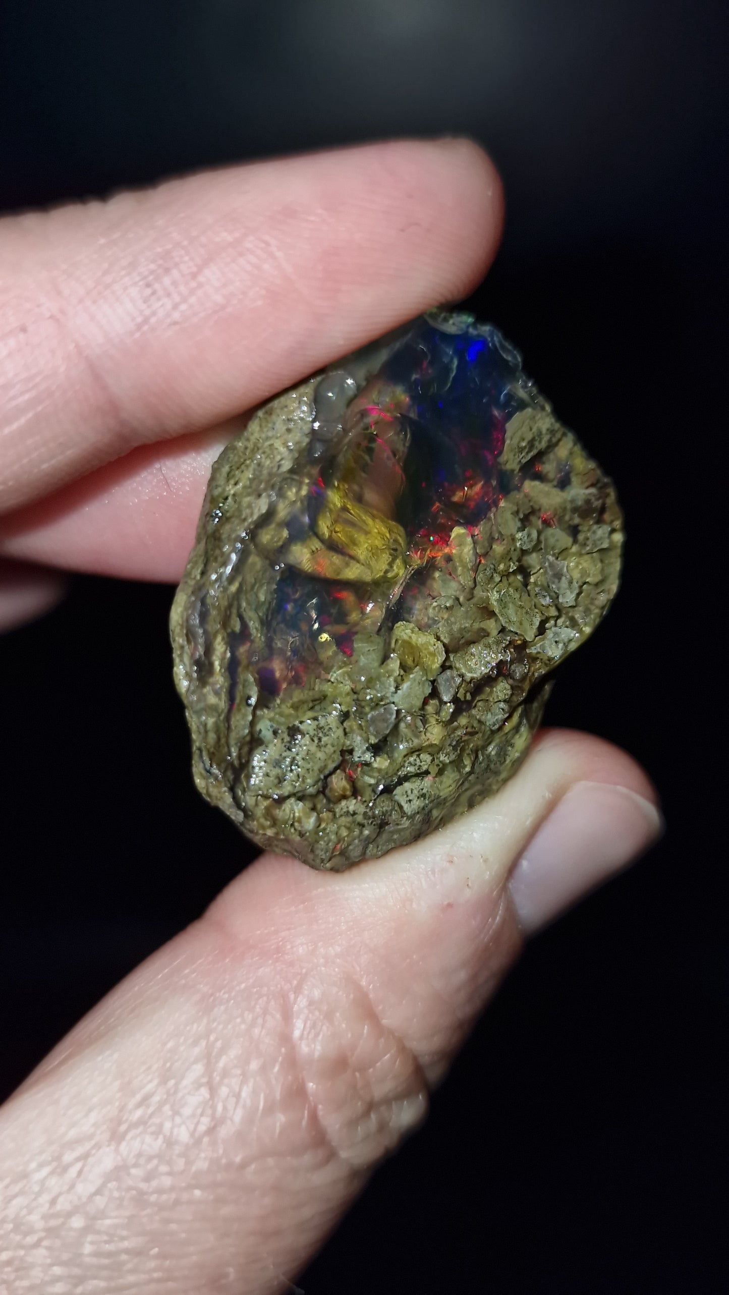 Wasseropal aus Äthiopien 🌈 15,99g