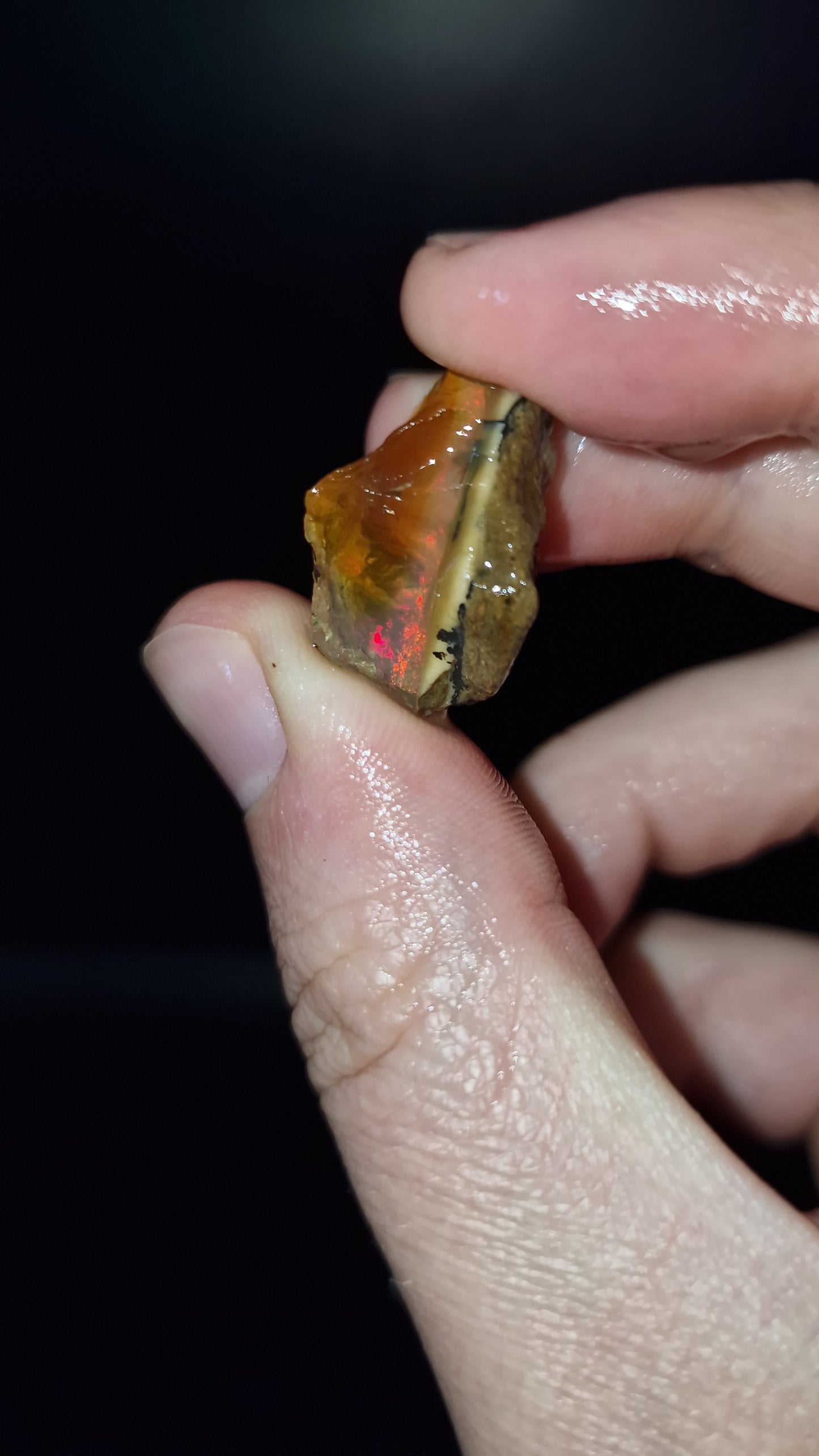 Wasseropal aus Äthiopien 🌈 5,68g