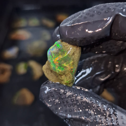 Wasseropal aus Äthiopien 🌈 11,38g