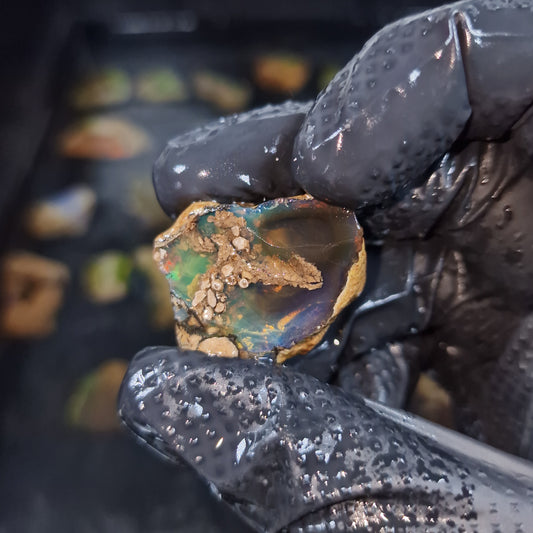 Wasseropal aus Äthiopien 🌈 12,14g