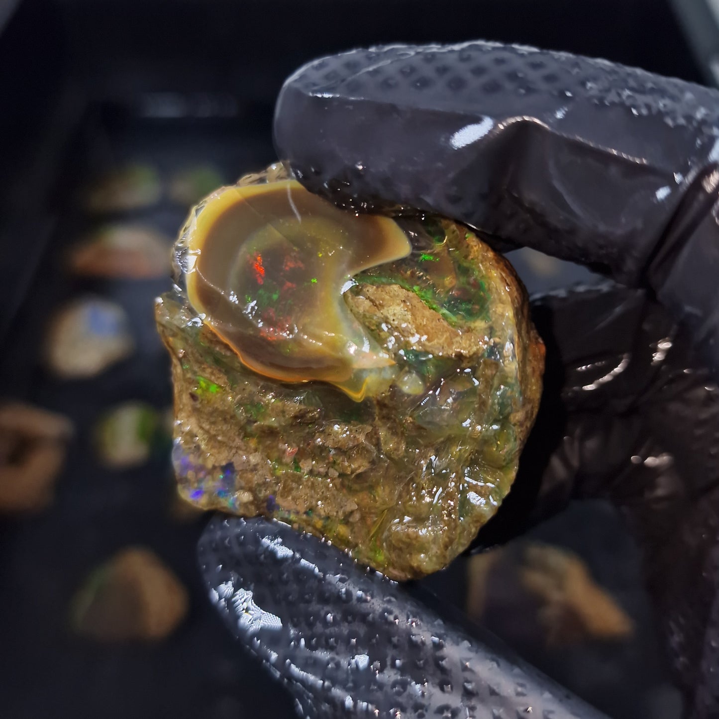 Wasseropal aus Äthiopien 🌈 46,70g