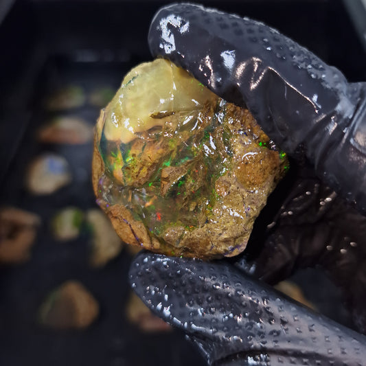 Wasseropal aus Äthiopien 🌈 46,70g