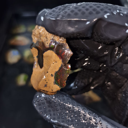 Wasseropal aus Äthiopien 🌈 21,32g