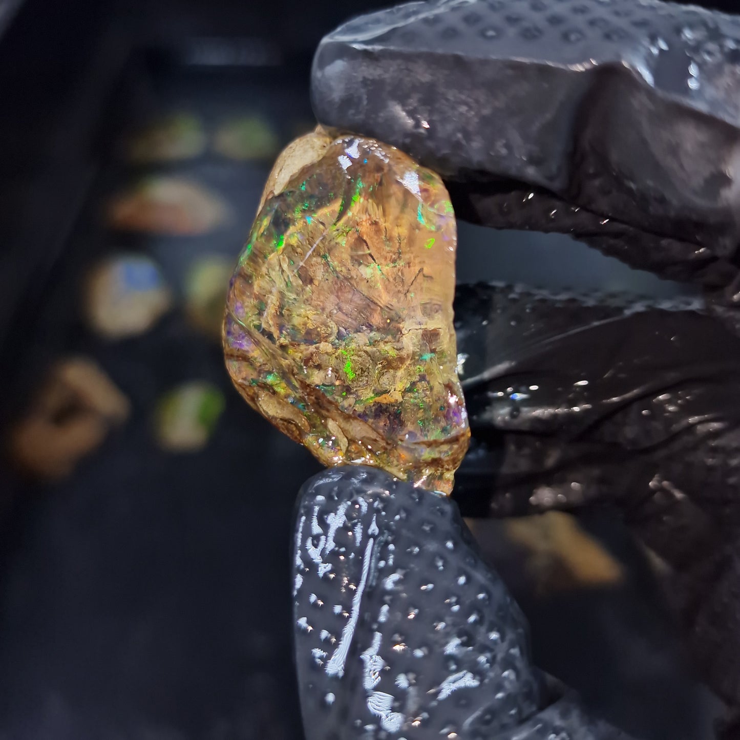 Wasseropal aus Äthiopien 🌈 24,59g