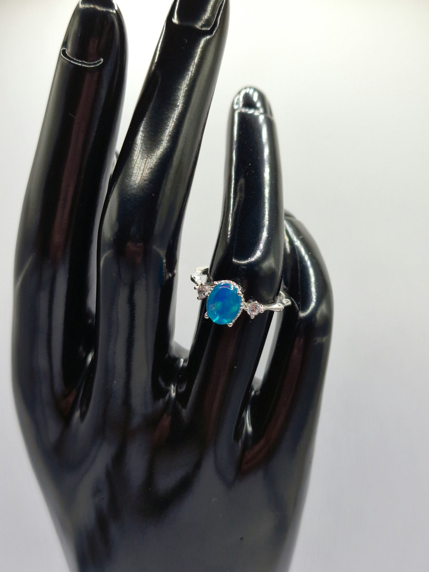 Blauer Opal Schmuckset 💙 S925