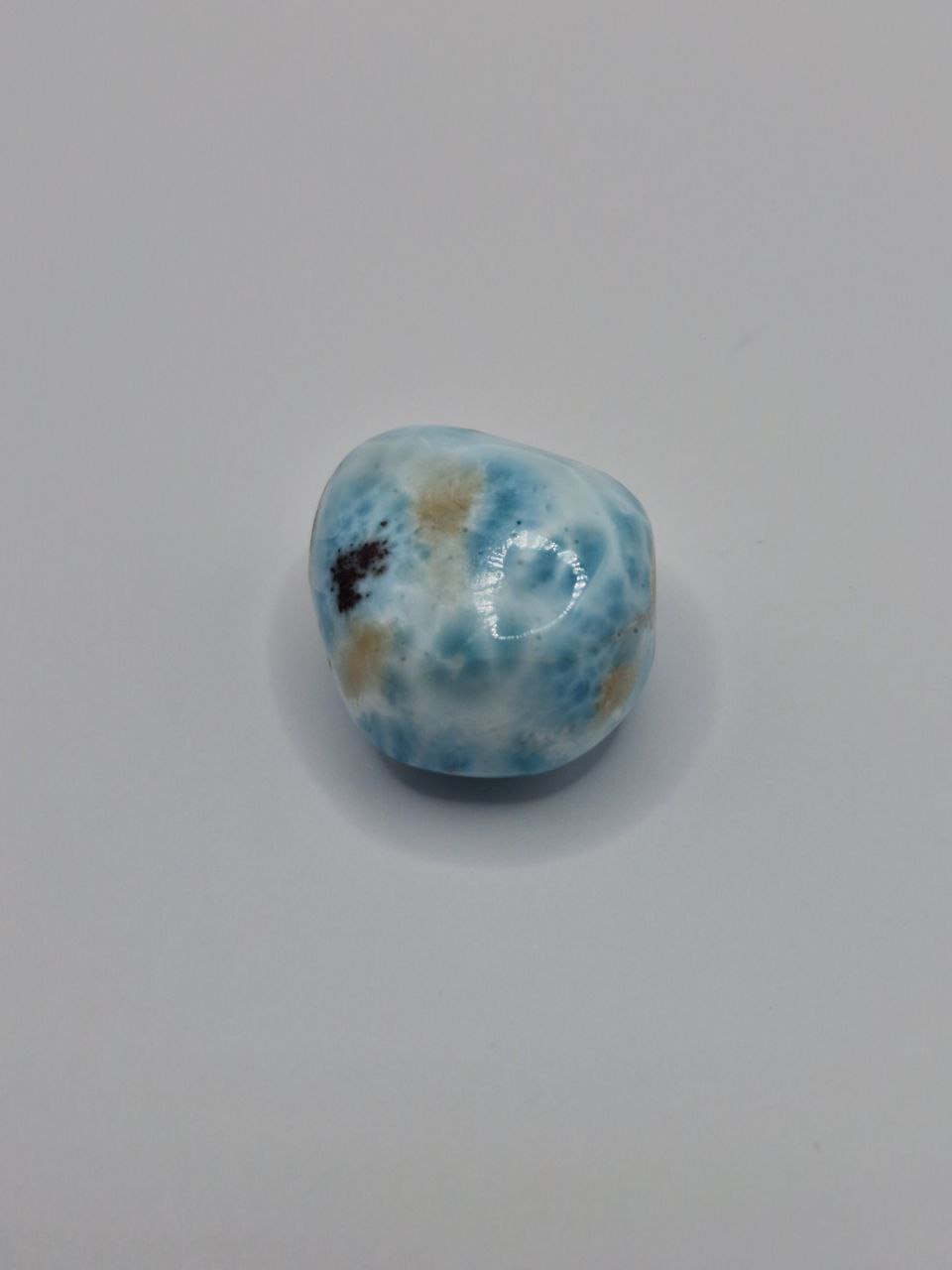 Larimar (Pektolith) Trommelsteine