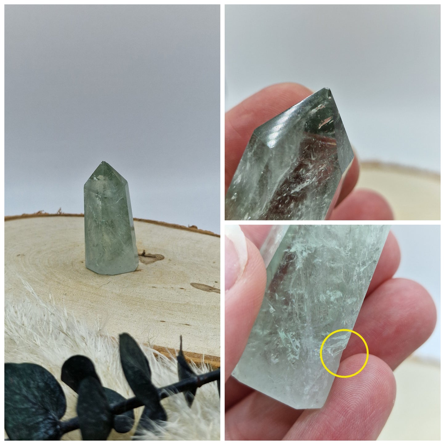 Prasiolith Türme 💚 B-Ware
