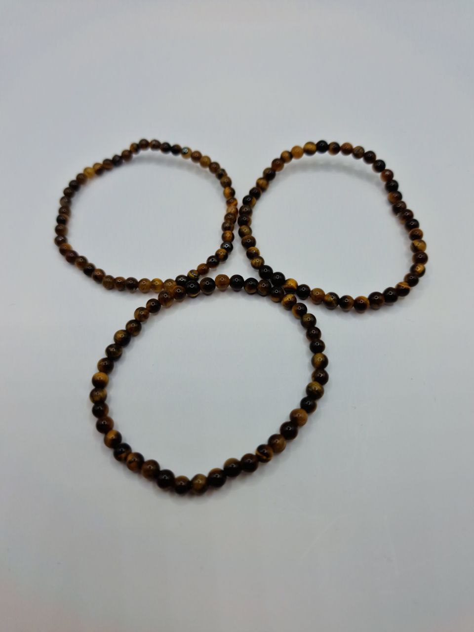 Tigerauge Kugelarmband 4mm