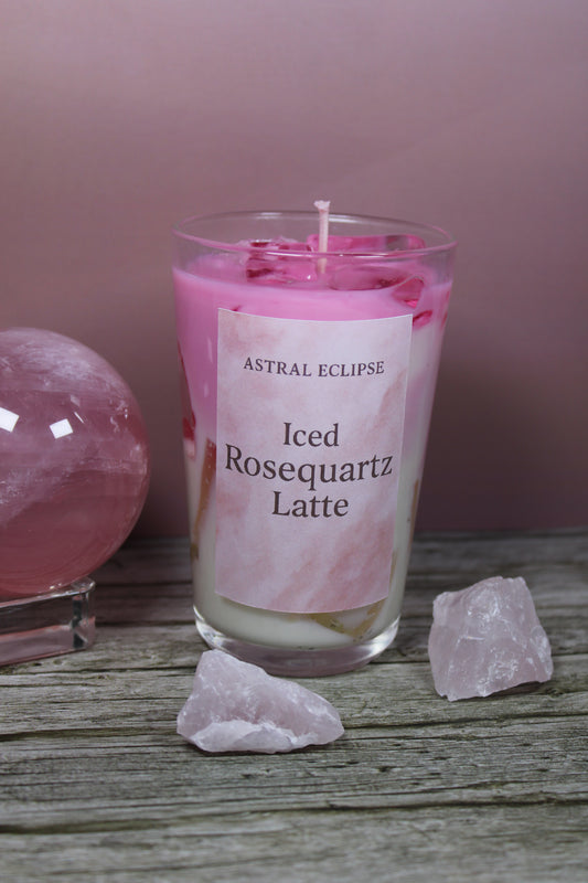 Iced Rosequartz Latte -
Handmade by Astral Eclipse 🎀