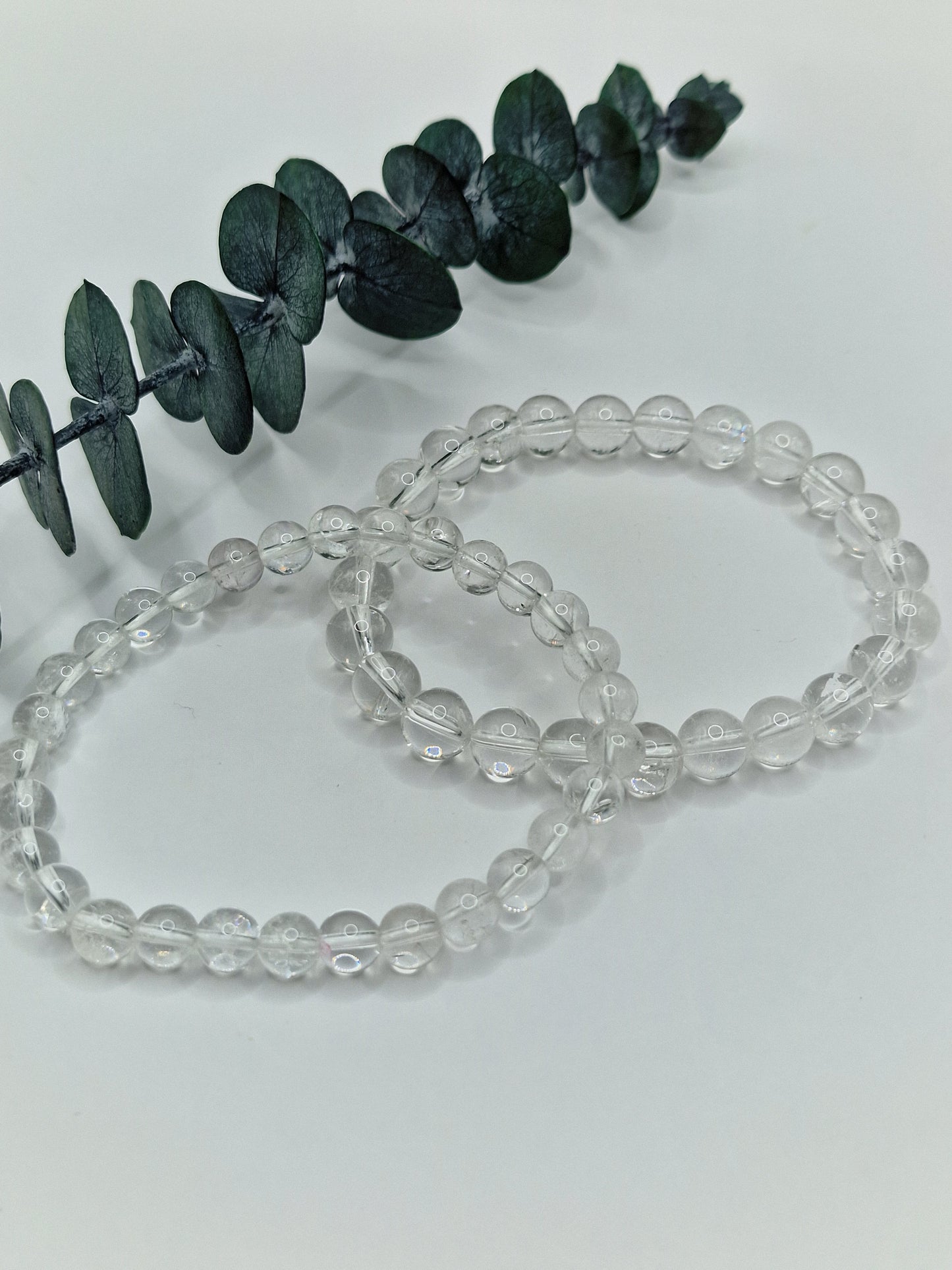 Bergkristall Kugelarmband 🤍