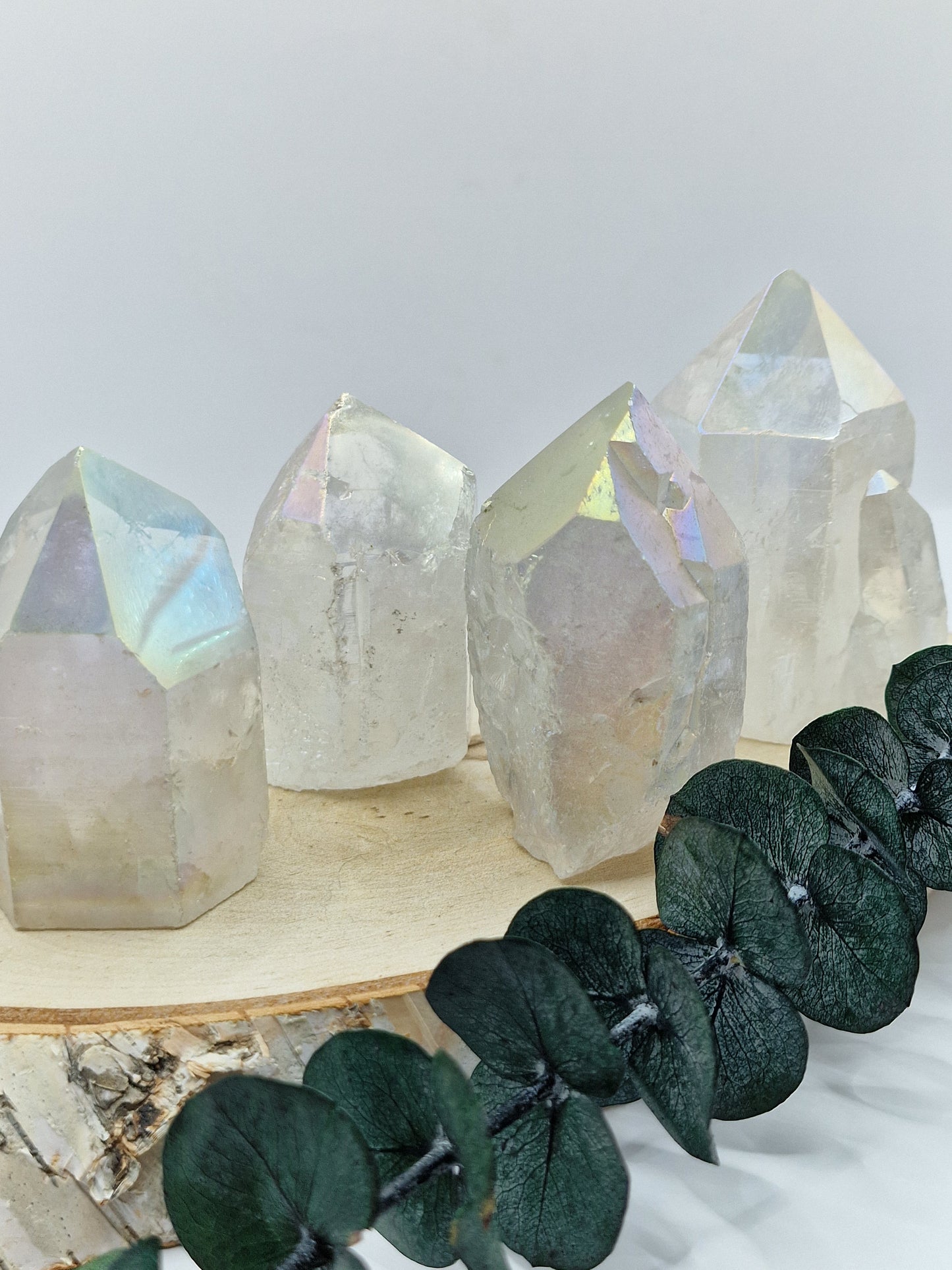 Angle Aura Bergkristall Spitzen