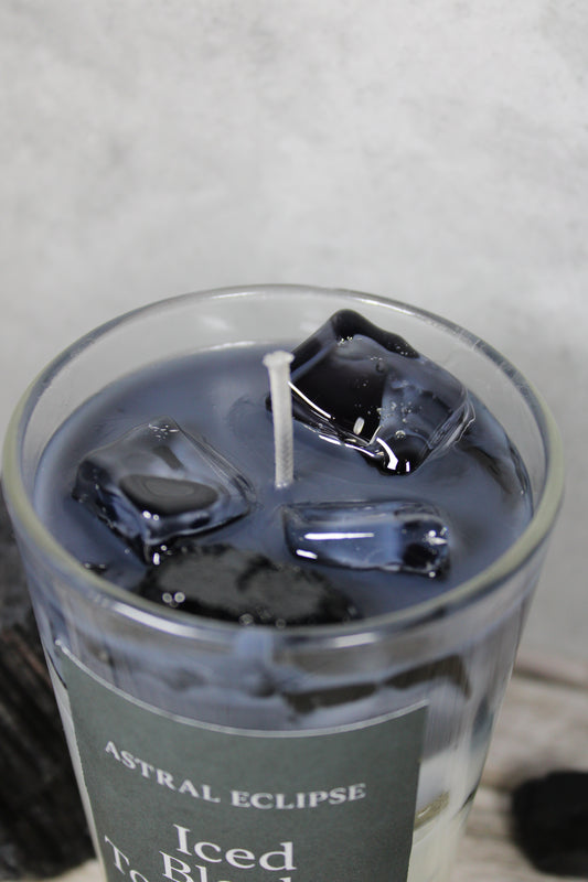 Iced Black Tourmaline Latte -
Handmade by Astral Eclipse 🖤