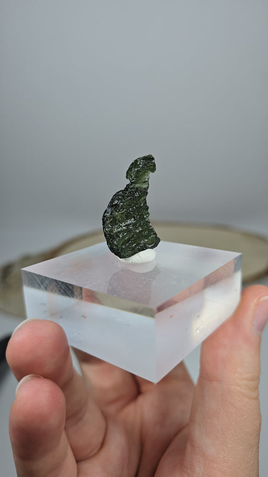 Moldavit Roh 💚 MV158 A-Qualität