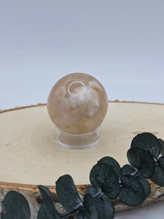 Blumenachat Kugel 🌸 BA12