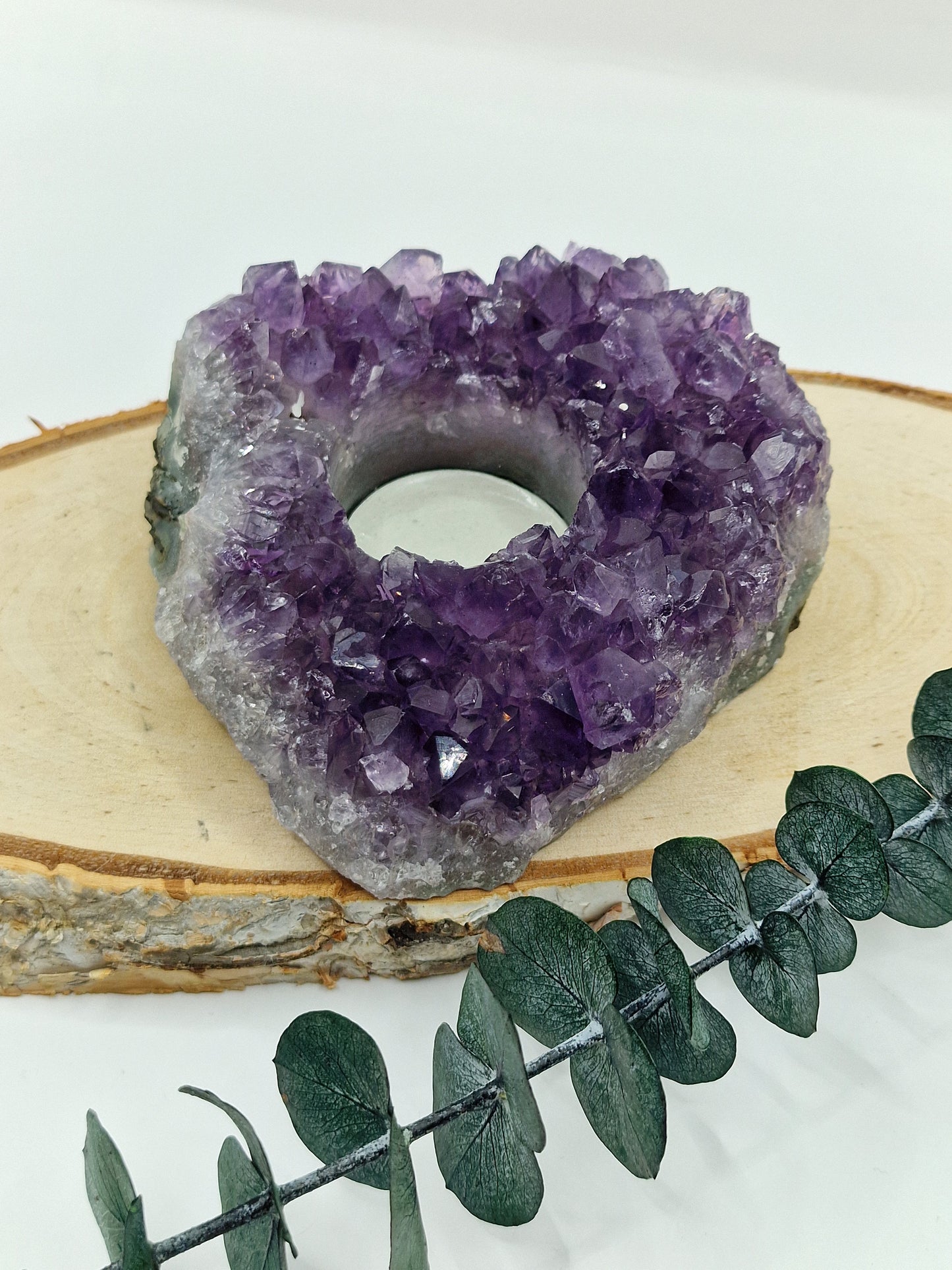 Amethyst Teelichthalter 💜 IM68