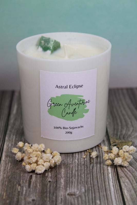 Green Aventurine Candle 💚 Handmade by Astral Eclipse