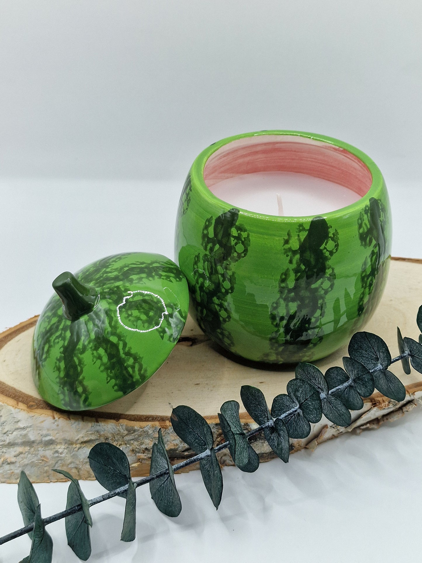 Duftkerze in Melonen-Design 🍉 W21