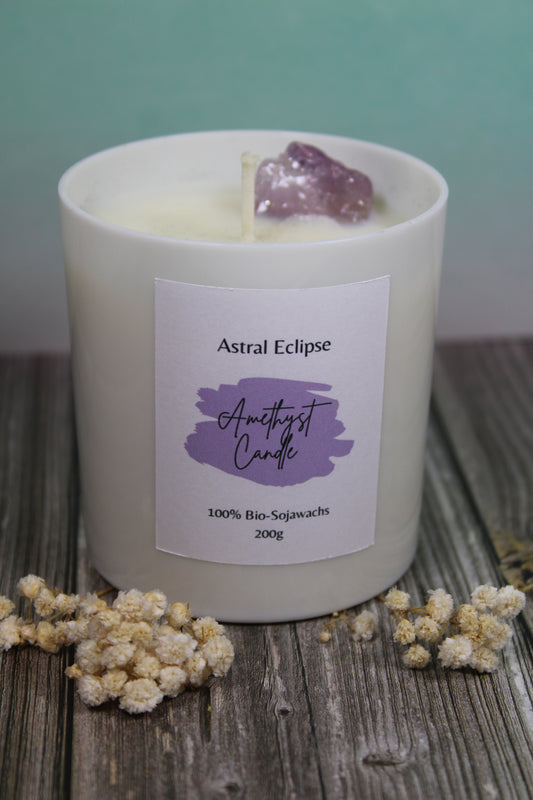 Amethyst Candle 💜 Handmade by Astral Eclipse