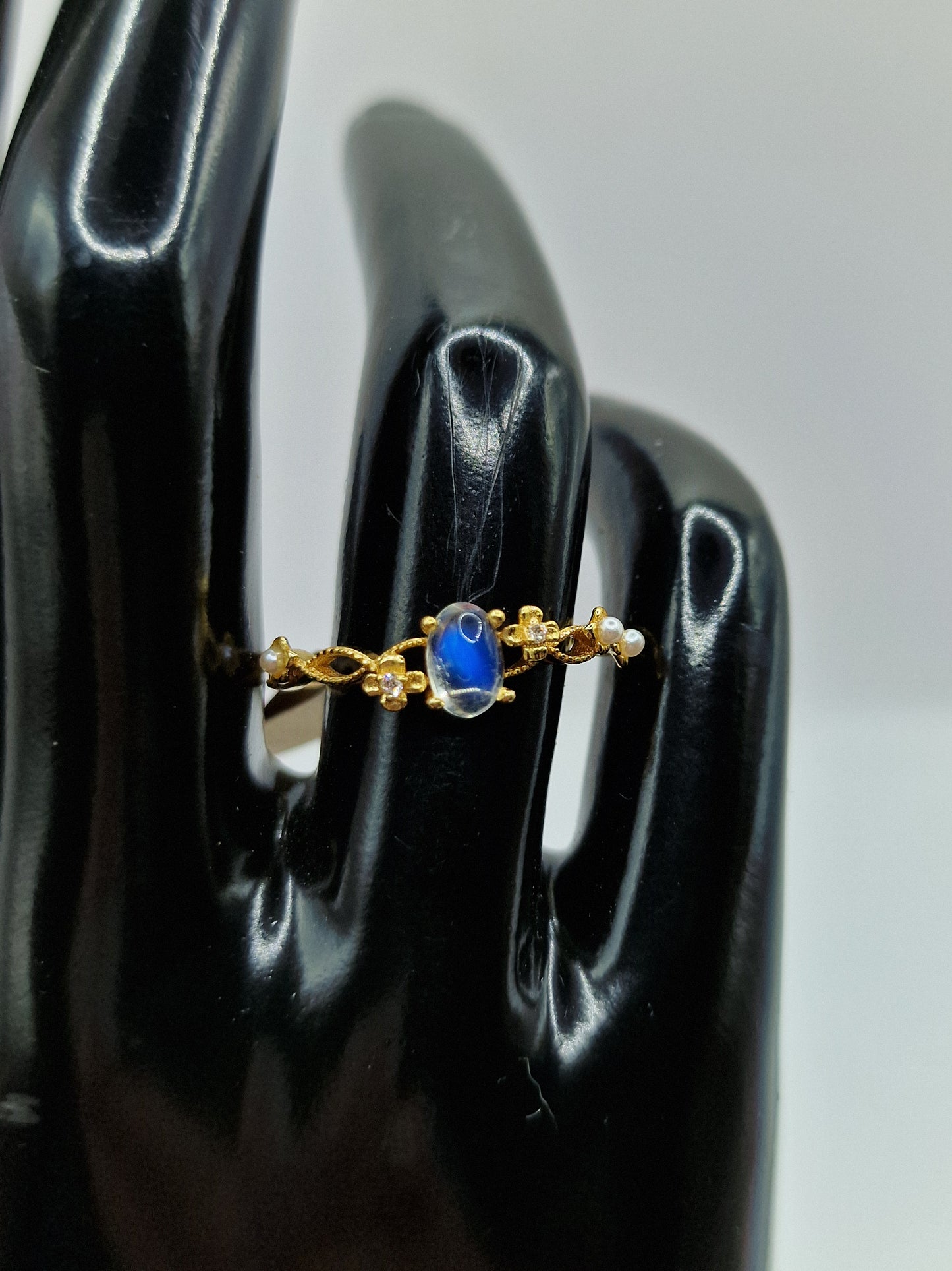 Mondstein Ring 💙 M32