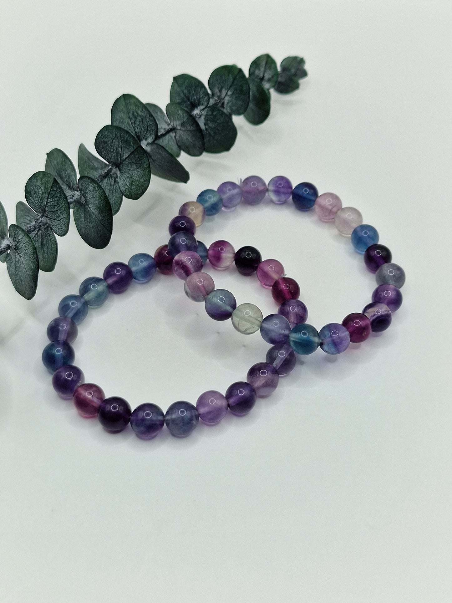 Fluorit Lila Kugelarmband 💜 8mm